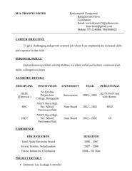 FRANCIS SAVIER  Resume.doc