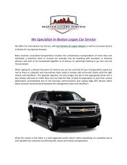 We_Specialize_In_Boston_Logan_Car_Service.PDF