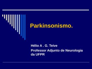 Parkinsonismo2.ppt