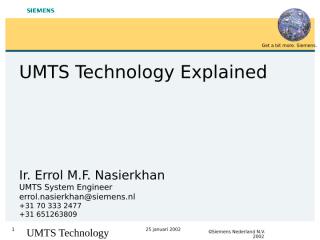 UMTS Tech Explaind.ppt