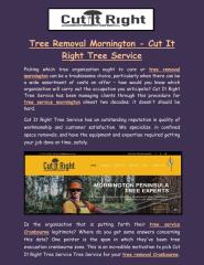 Tree Removal Mornington - Cut It Right Tree Service.pdf